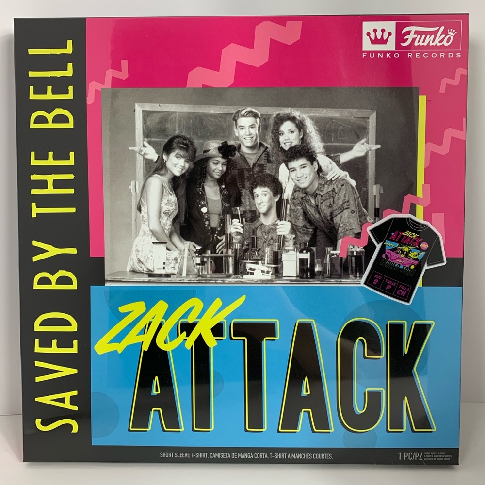 Saved by the Bell Zack Attack T-shirt NWT